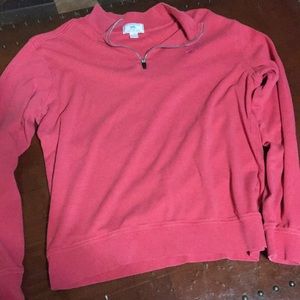 Red Southern Tide 1/4 Zip Pullover